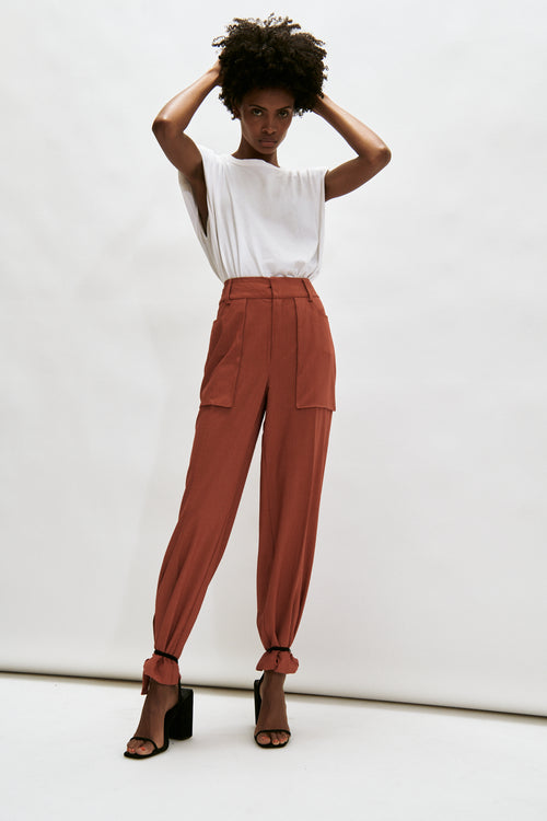 The Greenwich Pant- Brick