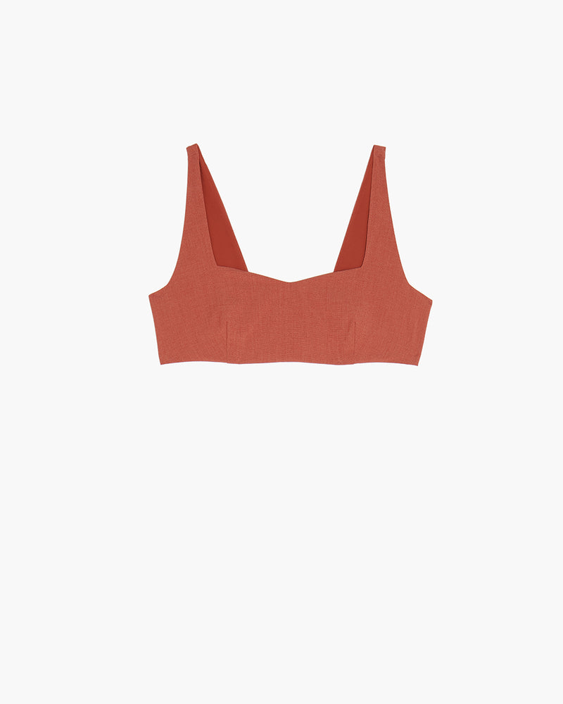 The Greenwich Bralette- Brick
