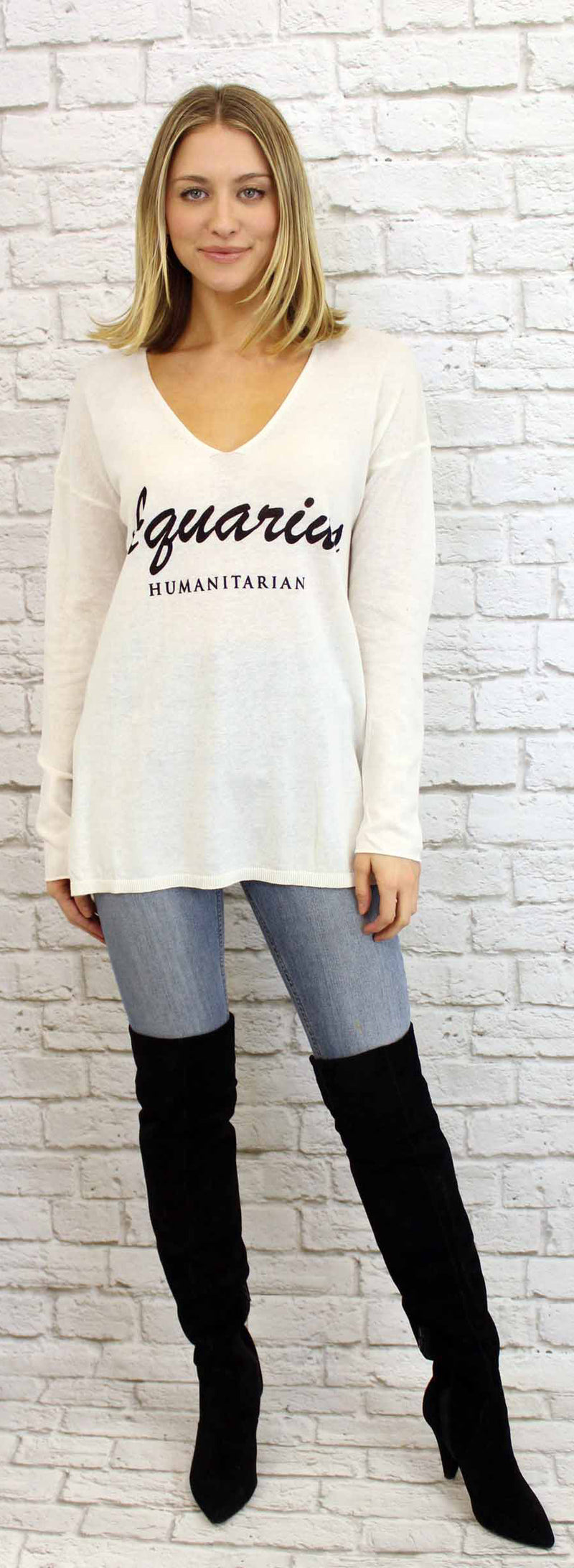 Zodiac Sweater- Aquarius